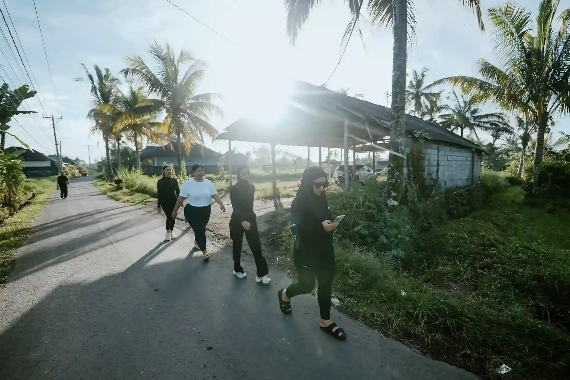 Jalan Pagi di Area Ubud bersama Nandini Villa