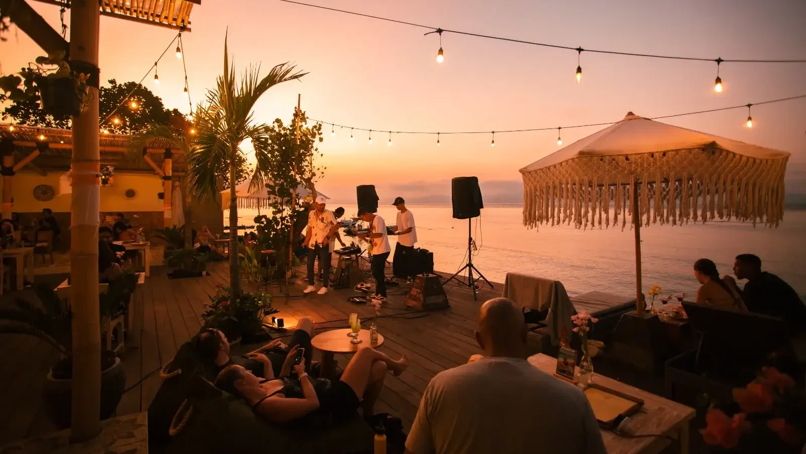 Fine dining terrace in Seminyak